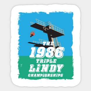 The Triple Lindy championships Sticker